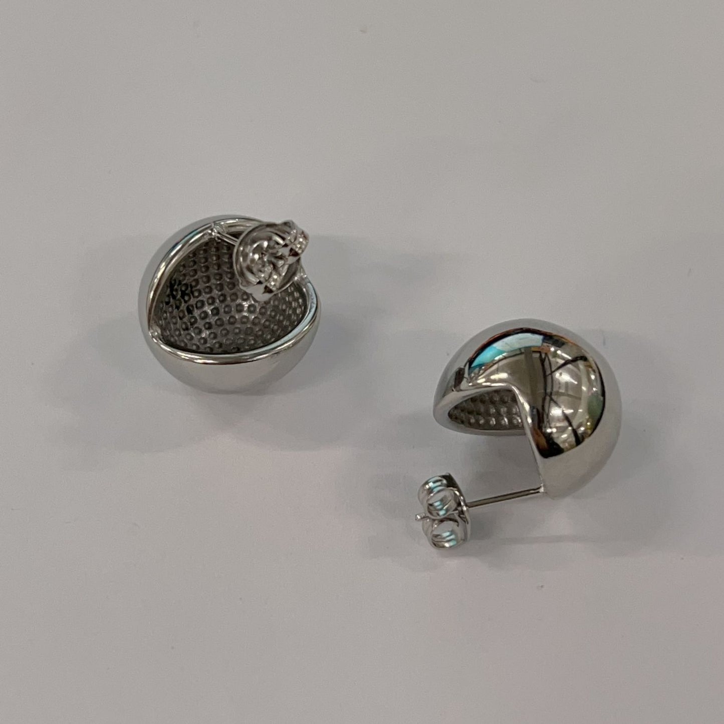 Aretes Isabelli plateados