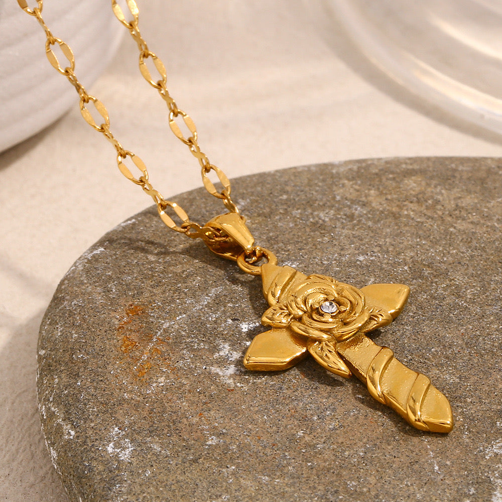 COLLAR ROSE