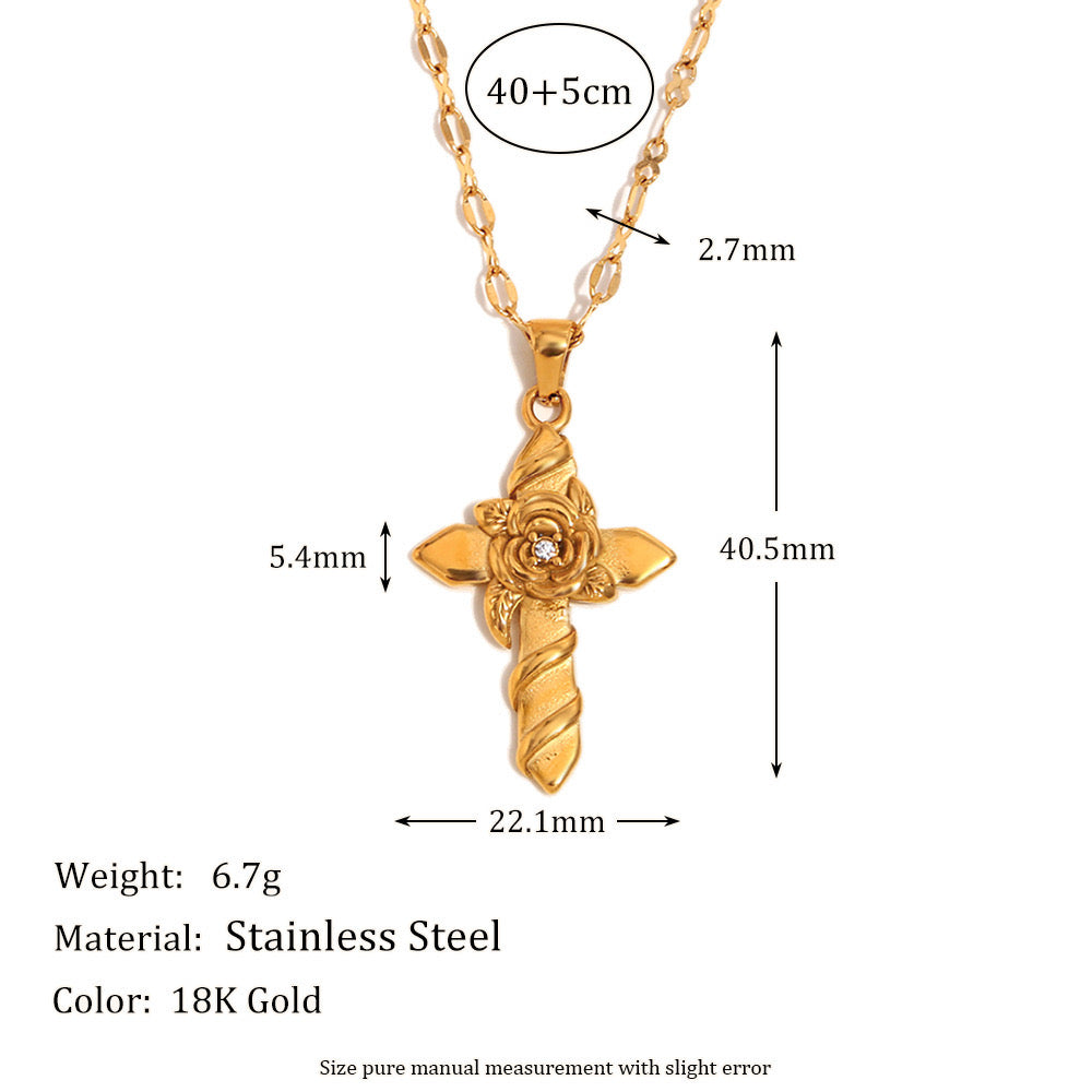 COLLAR ROSE